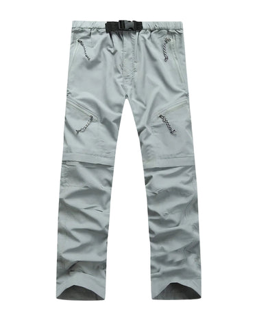 Pantaloni cargo convertibili da uomo con cintura regolabile 1