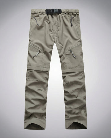 Pantaloni cargo convertibili da uomo con cintura regolabile 3