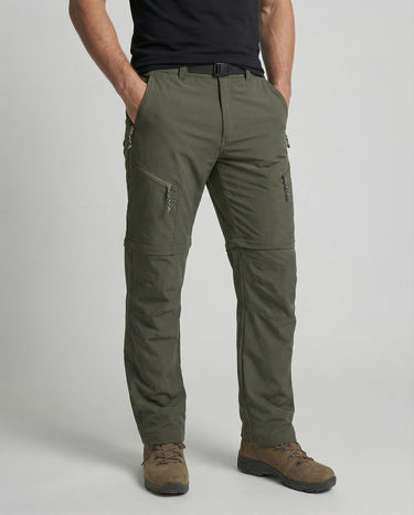 Pantaloni cargo convertibili da uomo con cintura regolabile 7