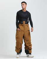 Pantaloni da sci da uomo con bretelle e chiusura a zip 11