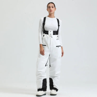 Pantaloni da sci da uomo con bretelle e chiusura a zip 18