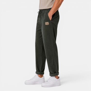 Pantaloni da uomo a gamba dritta in velluto a coste 7