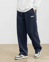 Pantaloni da uomo a gamba larga in velluto a coste con vita elastica 5