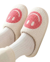 Pantofole Pelose da Donna con Faccina Smiley 1