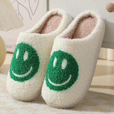 Pantofole Pelose da Donna con Faccina Smiley 10