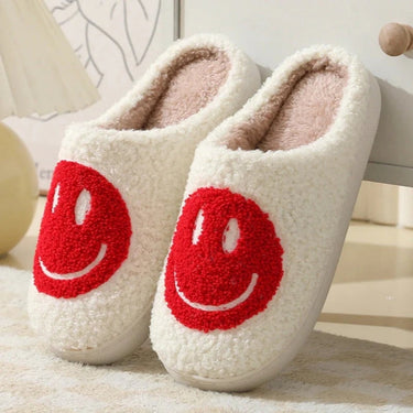 Pantofole Pelose da Donna con Faccina Smiley 11