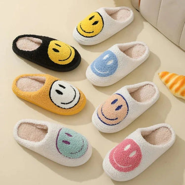 Pantofole Pelose da Donna con Faccina Smiley 14