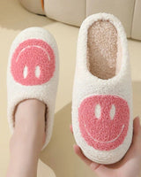 Pantofole Pelose da Donna con Faccina Smiley 2