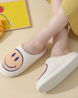 Pantofole Pelose da Donna con Faccina Smiley 3
