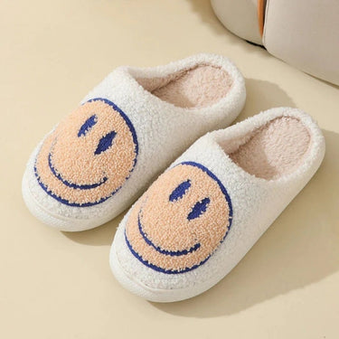 Pantofole Pelose da Donna con Faccina Smiley 4
