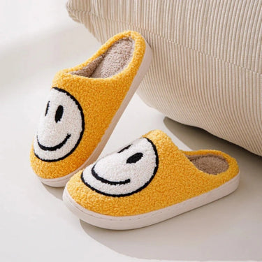 Pantofole Pelose da Donna con Faccina Smiley 6