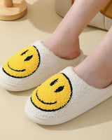 Pantofole Pelose da Donna con Faccina Smiley 7