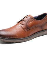 Scarpe Derby da uomo stringate con suola a contrasto 1
