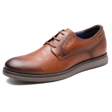 Scarpe Derby da uomo stringate con suola a contrasto 1