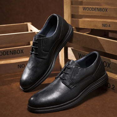 Scarpe Derby da uomo stringate con suola a contrasto 12