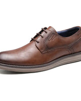 Scarpe Derby da uomo stringate con suola a contrasto 3