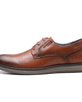 Scarpe Derby da uomo stringate con suola a contrasto 6