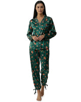Set Pigiama da Donna con Bottoni e Stampa Leopardata 6
