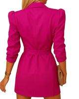 Abito Blazer da Donna con Cintura e Bottoni 5