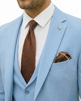Abito da uomo a tre pezzi con blazer, gilet e pantaloni 3