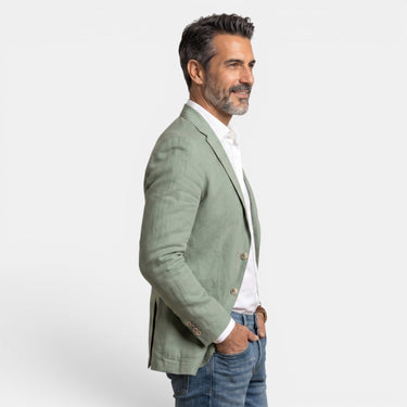 Blazer da uomo a tre bottoni con revers a dente 10