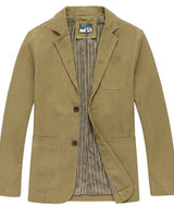Blazer da uomo con chiusura a bottoni e tasche applicate 2