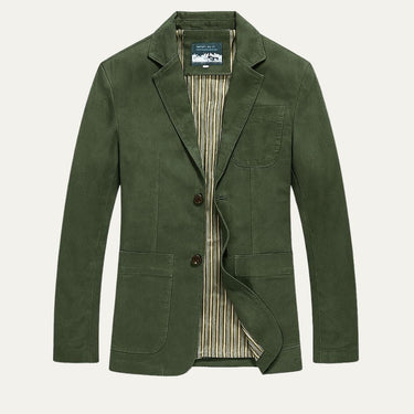 Blazer da uomo con chiusura a bottoni e tasche applicate 5