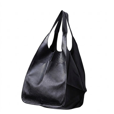 Borsa Tote Oversize da Donna con Tasca Frontale Applicata 2