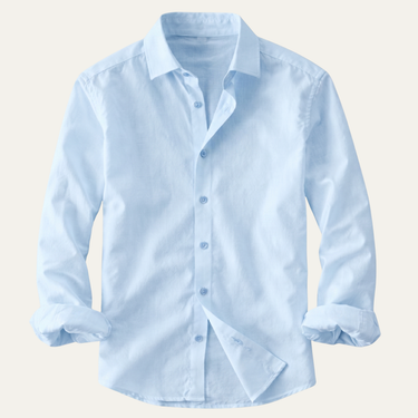 Camicia da uomo a maniche lunghe con bottoni 10