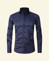 Camicia da uomo a maniche lunghe con bottoni 7