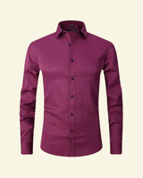 Camicia da uomo a maniche lunghe con bottoni 8