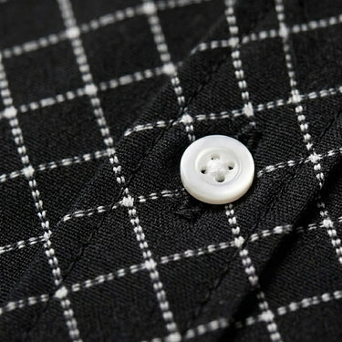 Camicia da uomo a maniche lunghe con motivo geometrico 9