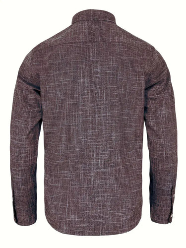 Camicia da uomo con bottoni e dettagli a fantasia 21