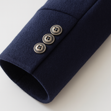 Cappotto da uomo in misto lana con fodera trapuntata e collo alla coreana 7