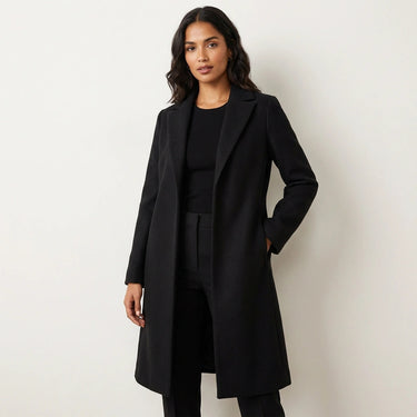 Cappotto lungo in misto lana da donna 3