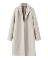 Cappotto lungo in misto lana da donna 9