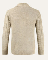 Cardigan da uomo a trecce con collo a scialle 6