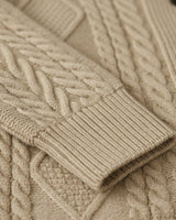 Cardigan da uomo a trecce con collo a scialle 8