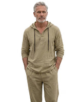 Completo coordinato da uomo con felpa con cappuccio e pantaloni 9