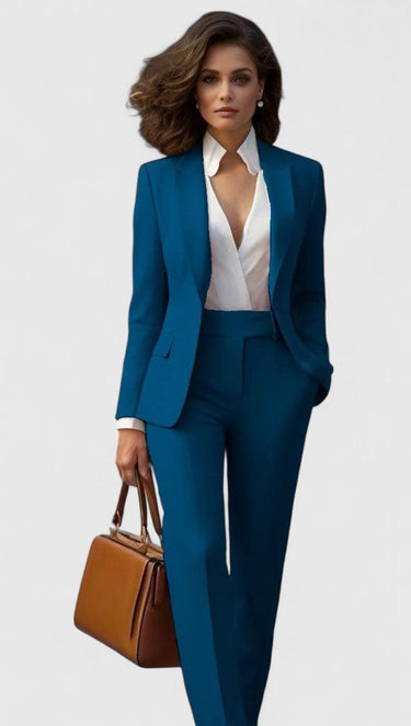 Completo da donna con blazer e pantaloni a gamba dritta 2