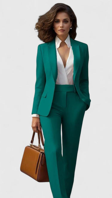 Completo da donna con blazer e pantaloni a gamba dritta 4