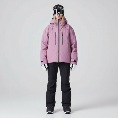 Completo da sci da donna con giacca con cappuccio e pantaloni 5