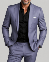 Completo da uomo a due pezzi con blazer e pantaloni 3