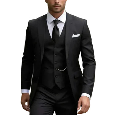 Completo da uomo a tre pezzi con blazer, gilet e pantaloni 6