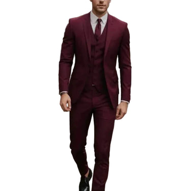 Completo da uomo a tre pezzi con blazer, gilet e pantaloni 7
