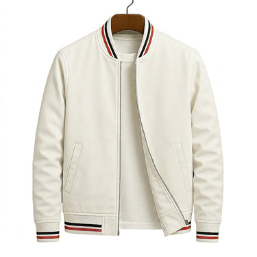 Giacca Bomber da Uomo con Bordi a Righe 1