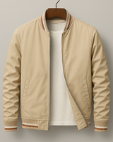Giacca Bomber da Uomo con Bordi a Righe 2