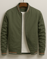Giacca Bomber da Uomo con Bordi a Righe 4
