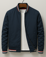 Giacca Bomber da Uomo con Bordi a Righe 5