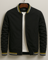 Giacca Bomber da Uomo con Bordi a Righe 6